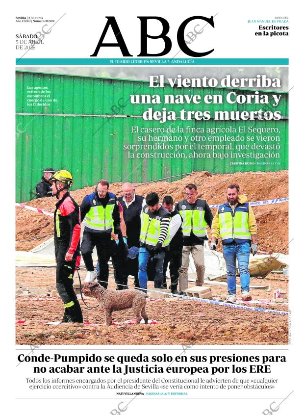 ABC SEVILLA 05-04-2025 página 1