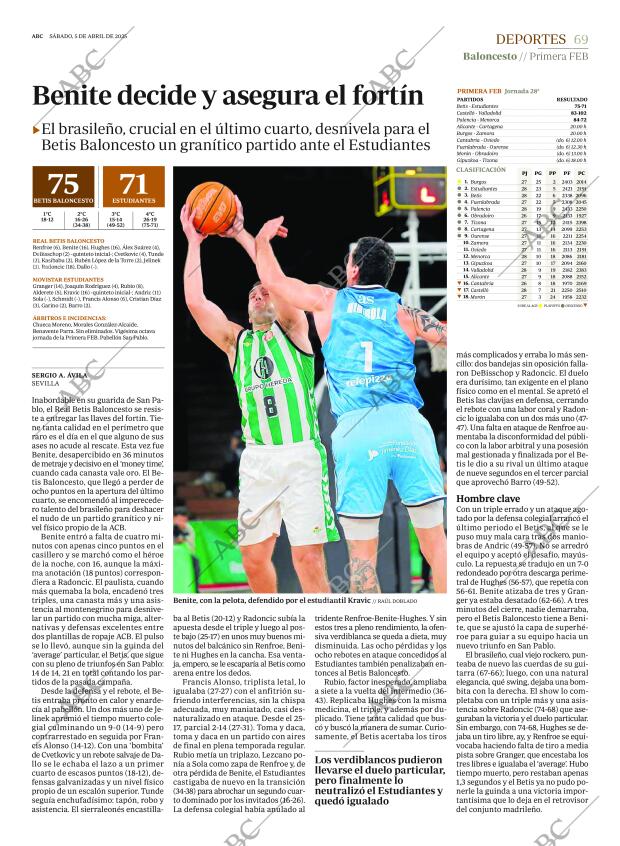ABC SEVILLA 05-04-2025 página 69