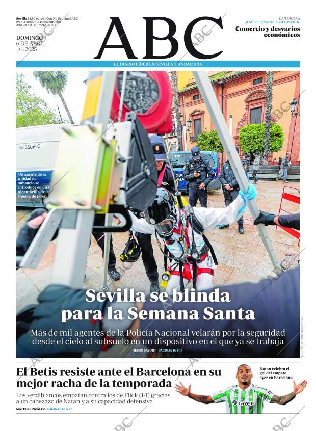 ABC SEVILLA 06-04-2025 página 1