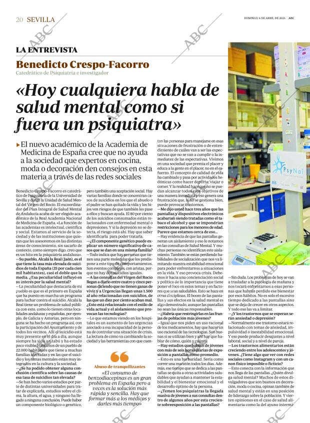 ABC SEVILLA 06-04-2025 página 20