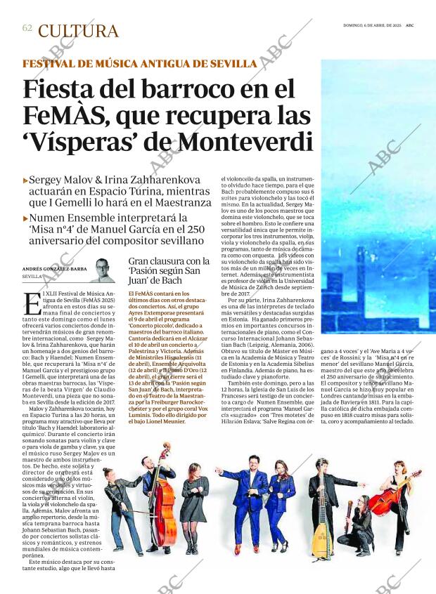 ABC SEVILLA 06-04-2025 página 62