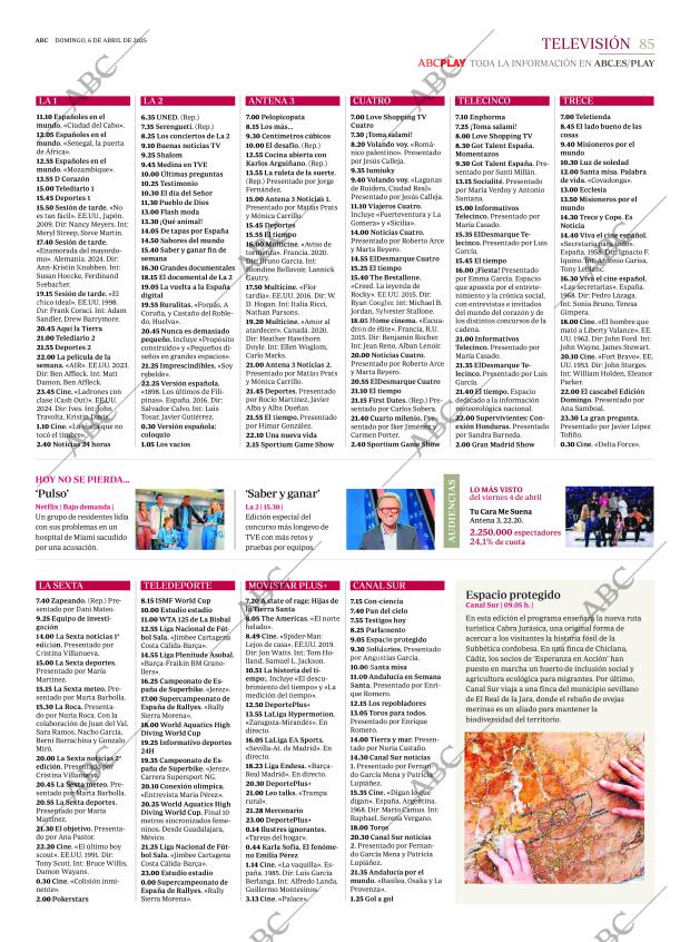 ABC SEVILLA 06-04-2025 página 85