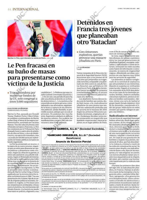 ABC SEVILLA 07-04-2025 página 44