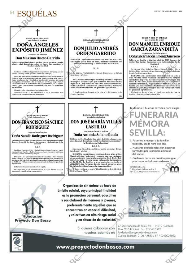 ABC SEVILLA 07-04-2025 página 64