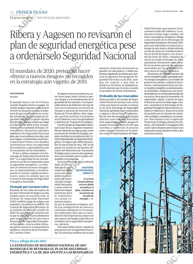 ABC MADRID 01-05-2025 página 14