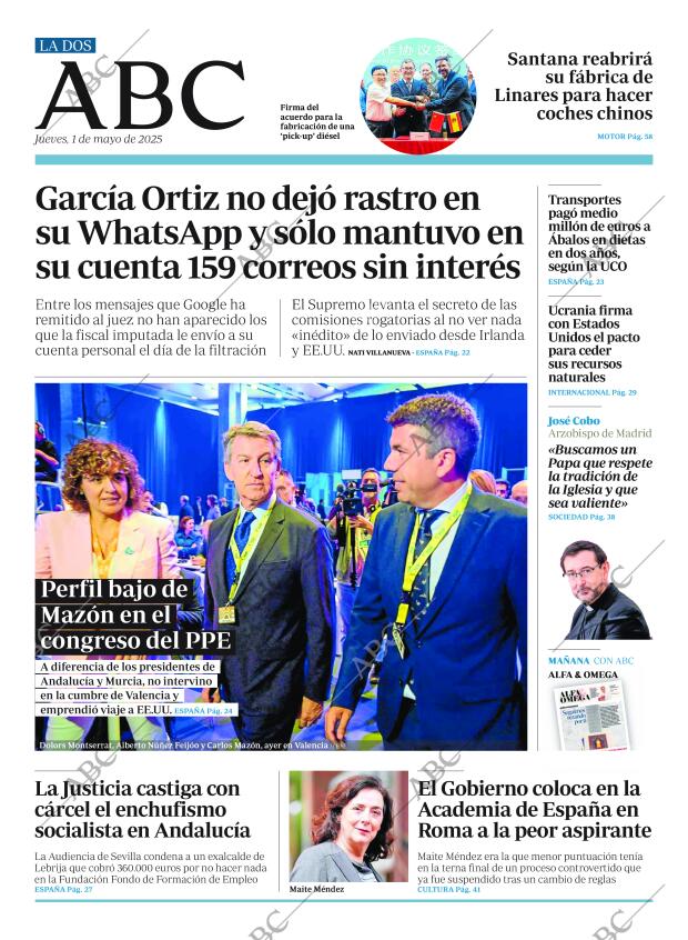 ABC MADRID 01-05-2025 página 2