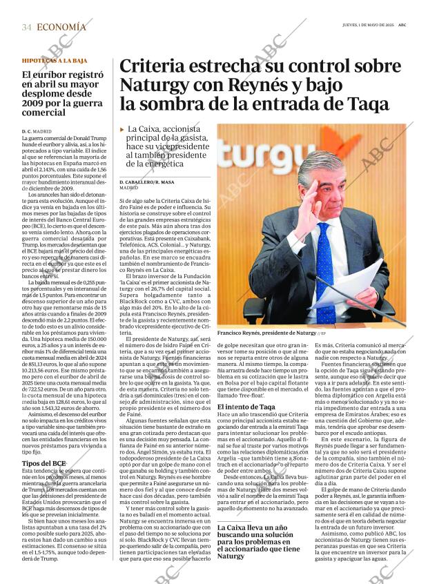 ABC MADRID 01-05-2025 página 34