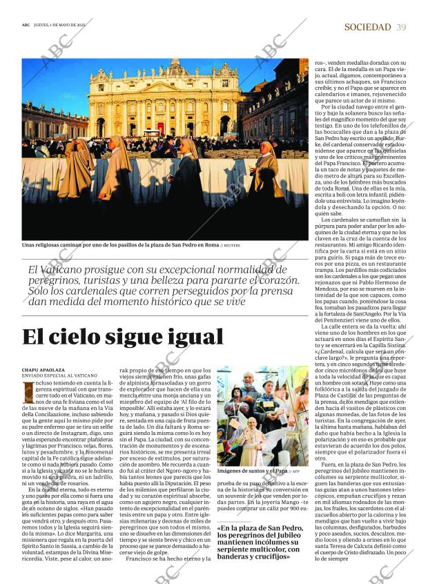 ABC MADRID 01-05-2025 página 39