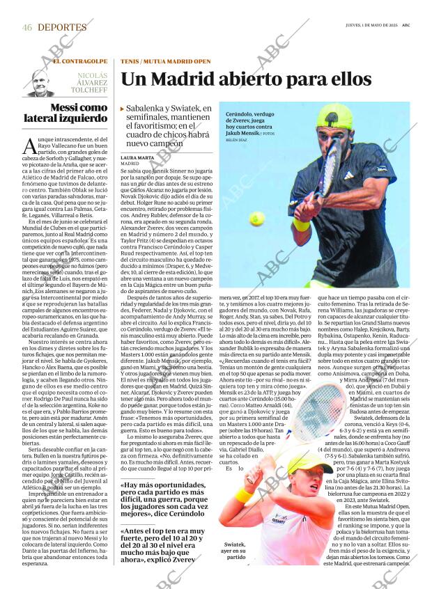 ABC MADRID 01-05-2025 página 46