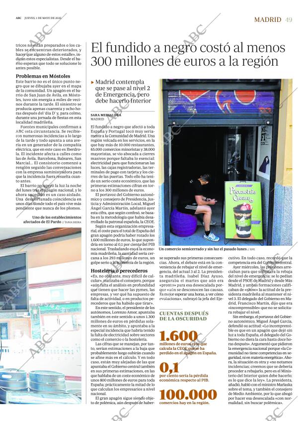 ABC MADRID 01-05-2025 página 49