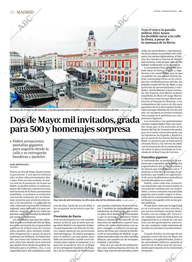 ABC MADRID 01-05-2025 página 50