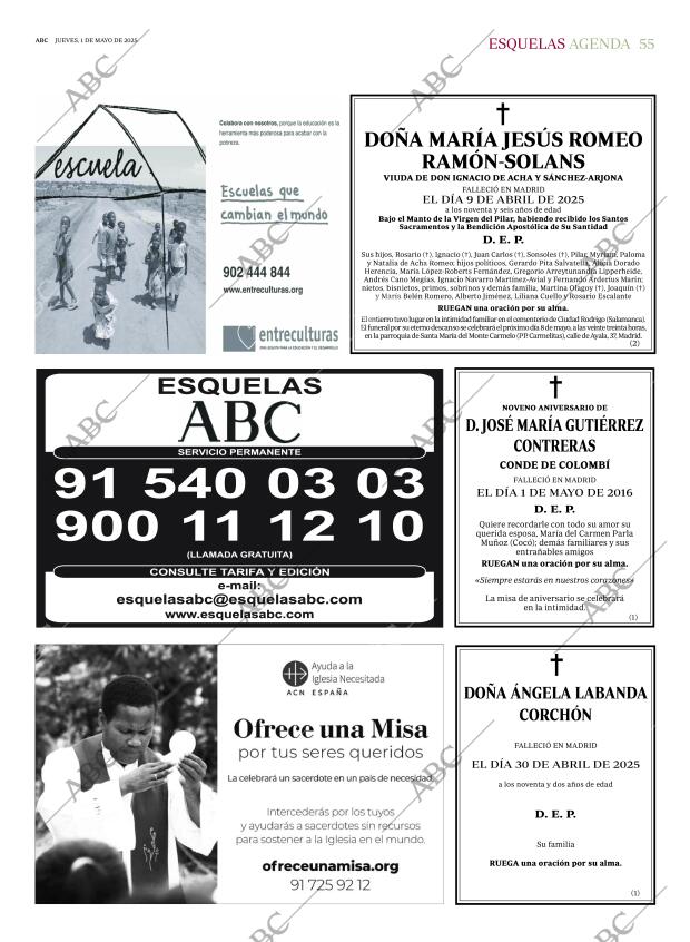 ABC MADRID 01-05-2025 página 55