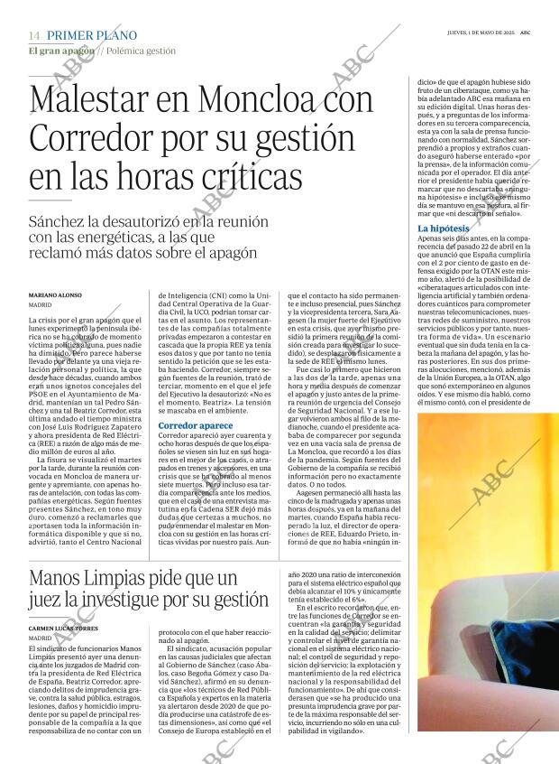 ABC SEVILLA 01-05-2025 página 14