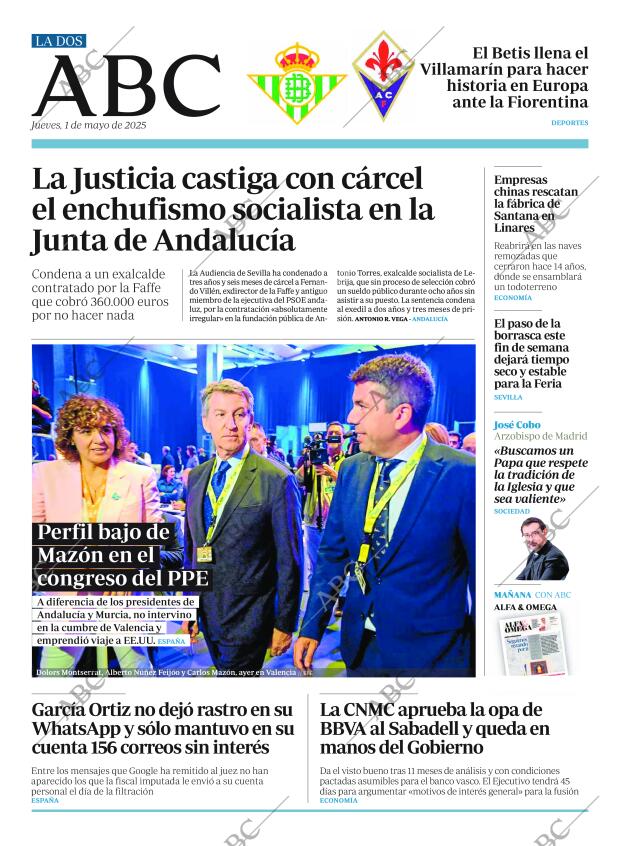 ABC SEVILLA 01-05-2025 página 2