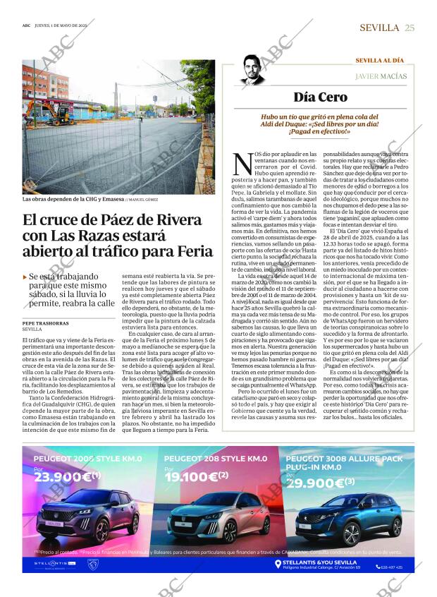 ABC SEVILLA 01-05-2025 página 25