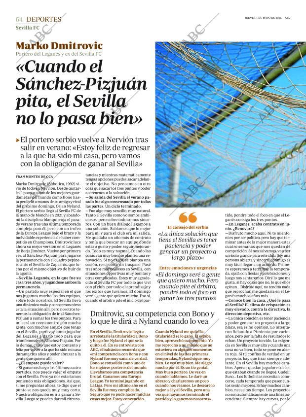 ABC SEVILLA 01-05-2025 página 64