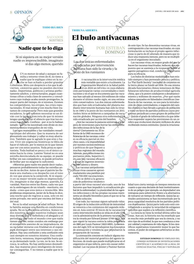 ABC SEVILLA 01-05-2025 página 8