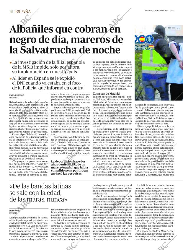 ABC MADRID 02-05-2025 página 18