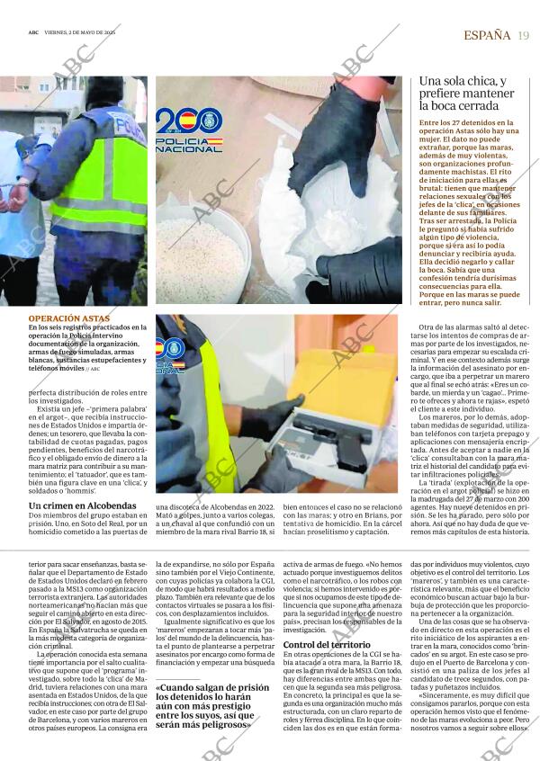 ABC MADRID 02-05-2025 página 19