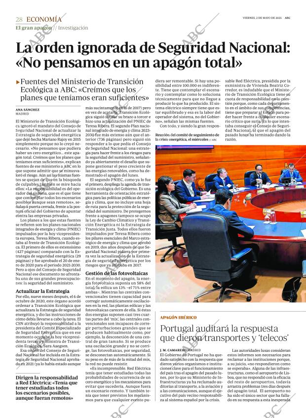 ABC MADRID 02-05-2025 página 28