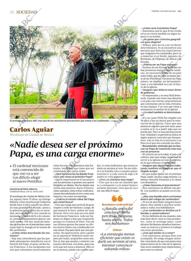 ABC MADRID 02-05-2025 página 36