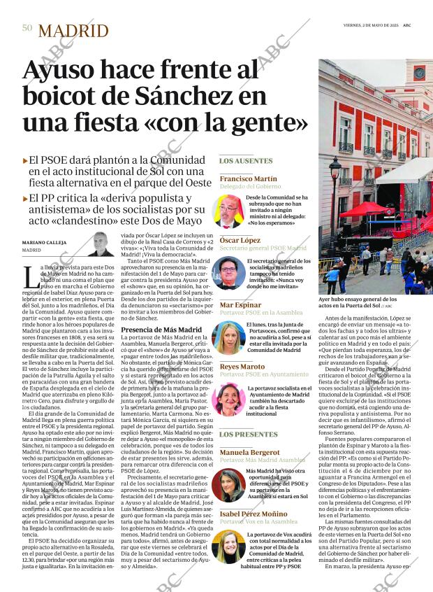 ABC MADRID 02-05-2025 página 50