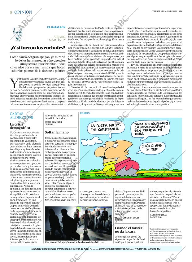 ABC MADRID 02-05-2025 página 8
