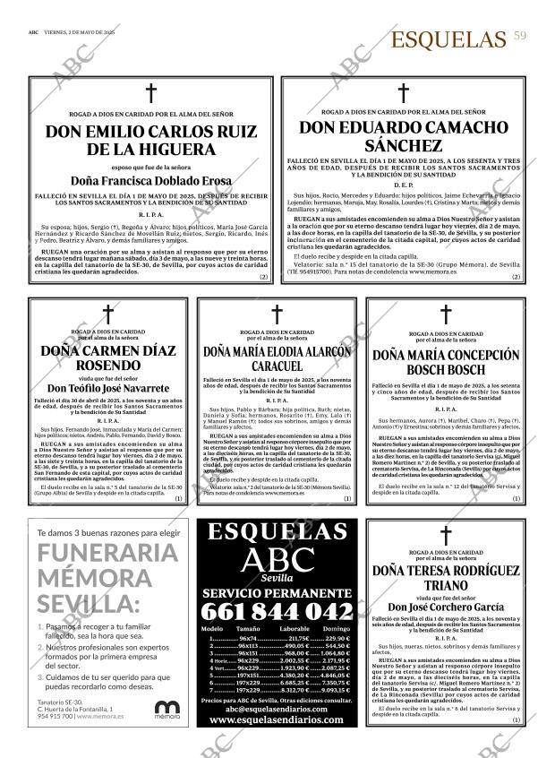 ABC SEVILLA 02-05-2025 página 59