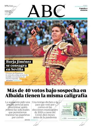 ABC SEVILLA 03-05-2025 página 1