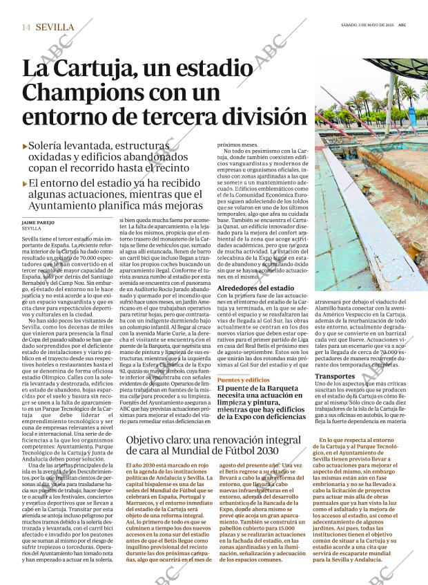 ABC SEVILLA 03-05-2025 página 14