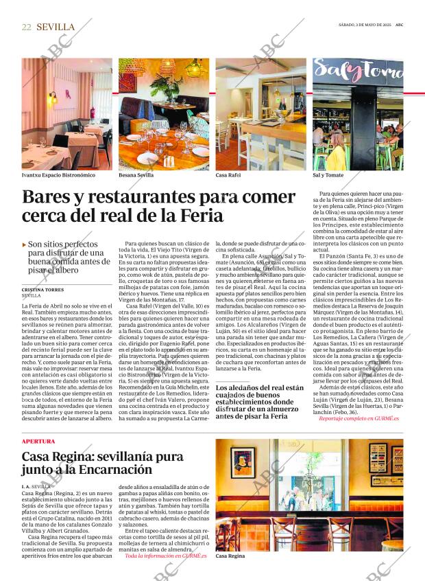 ABC SEVILLA 03-05-2025 página 22