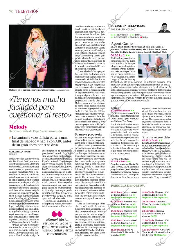 ABC MADRID 12-05-2025 página 70