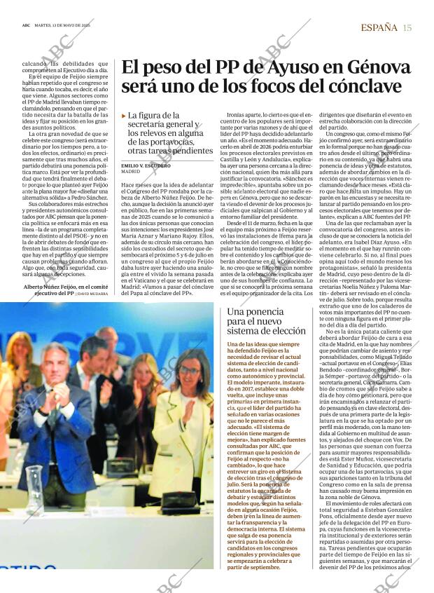 ABC MADRID 13-05-2025 página 15