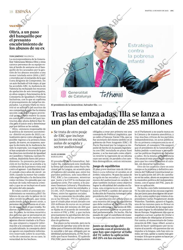 ABC MADRID 13-05-2025 página 18