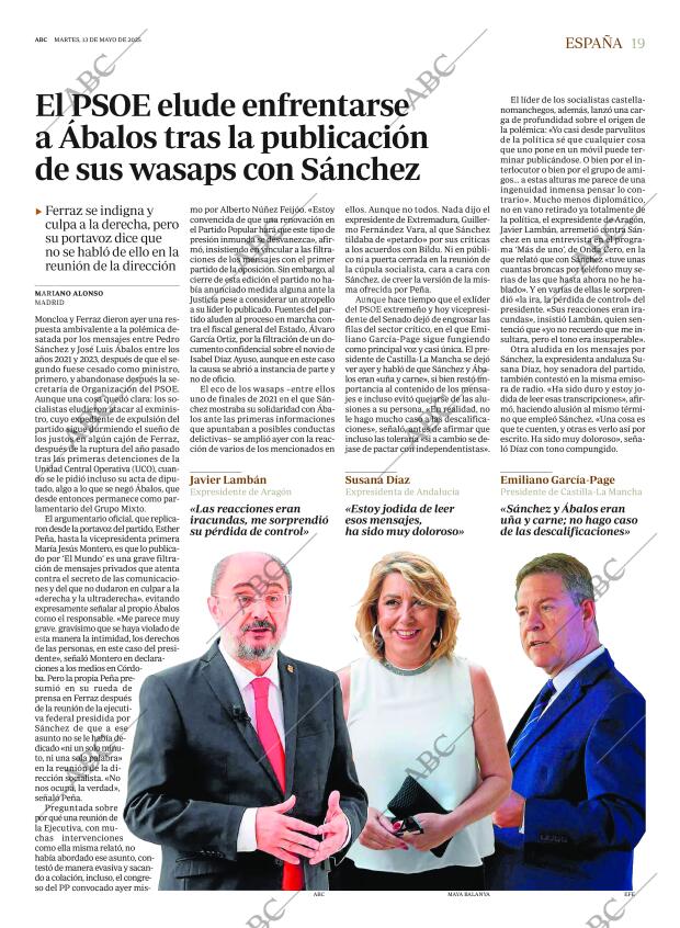 ABC MADRID 13-05-2025 página 19