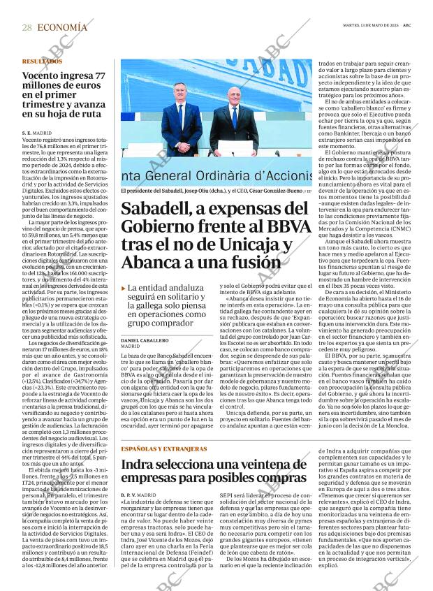 ABC MADRID 13-05-2025 página 28