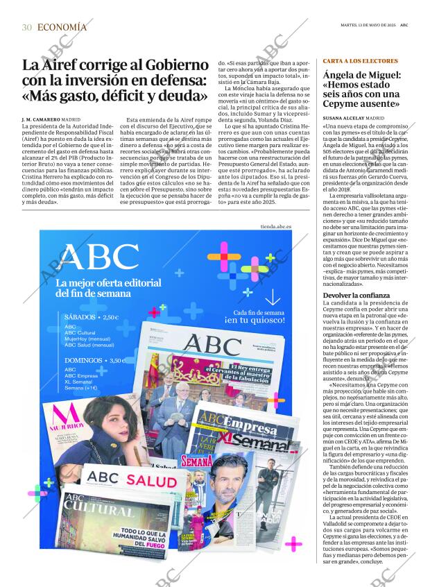 ABC MADRID 13-05-2025 página 30