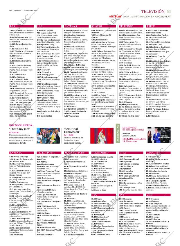ABC MADRID 13-05-2025 página 63