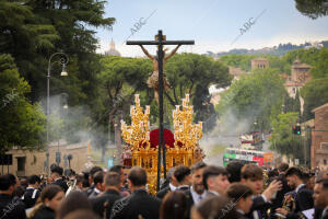 La Gran Procesión del Jubileo de las Cofradías, con la participación del Cristo...