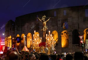 La Gran Procesión del Jubileo de las Cofradías, con la participación del Cristo...