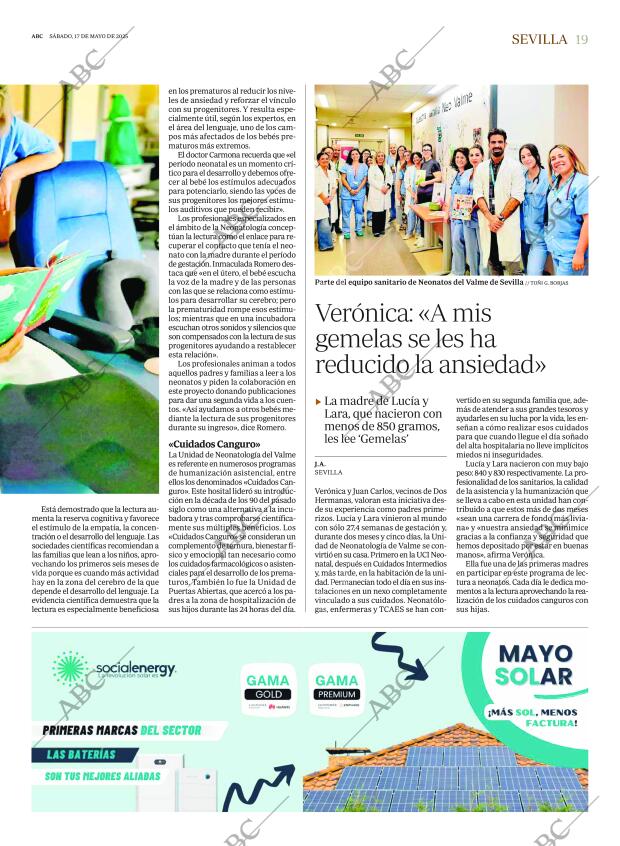 ABC SEVILLA 17-05-2025 página 19