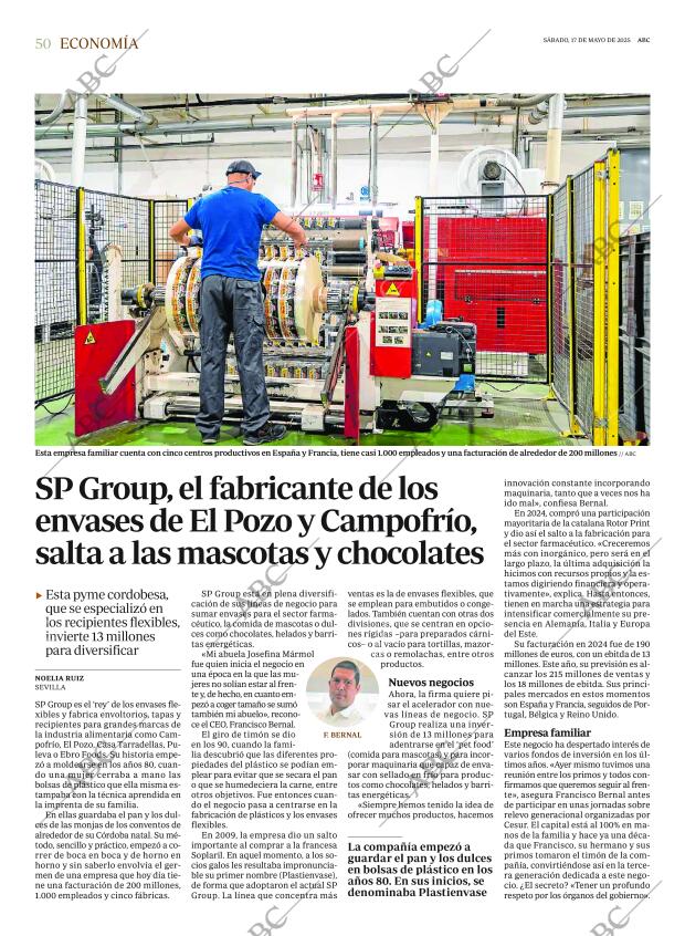 ABC SEVILLA 17-05-2025 página 50