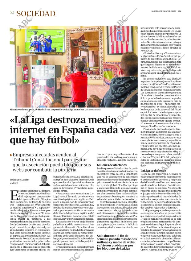 ABC SEVILLA 17-05-2025 página 52