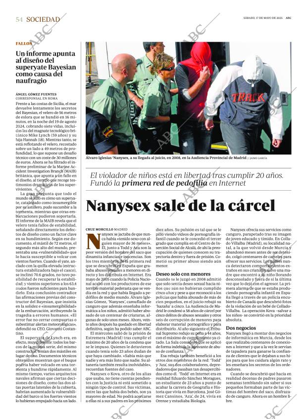 ABC SEVILLA 17-05-2025 página 54