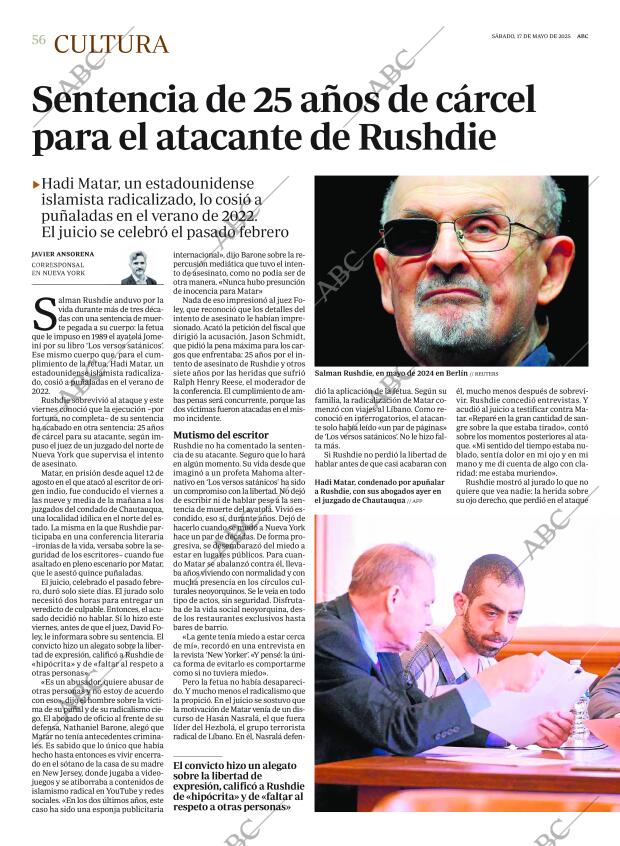 ABC SEVILLA 17-05-2025 página 56