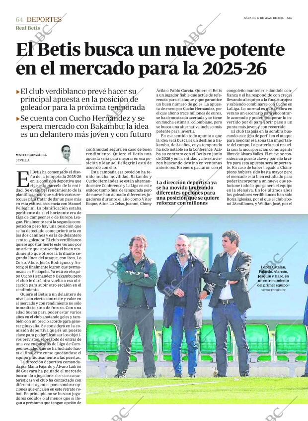 ABC SEVILLA 17-05-2025 página 64