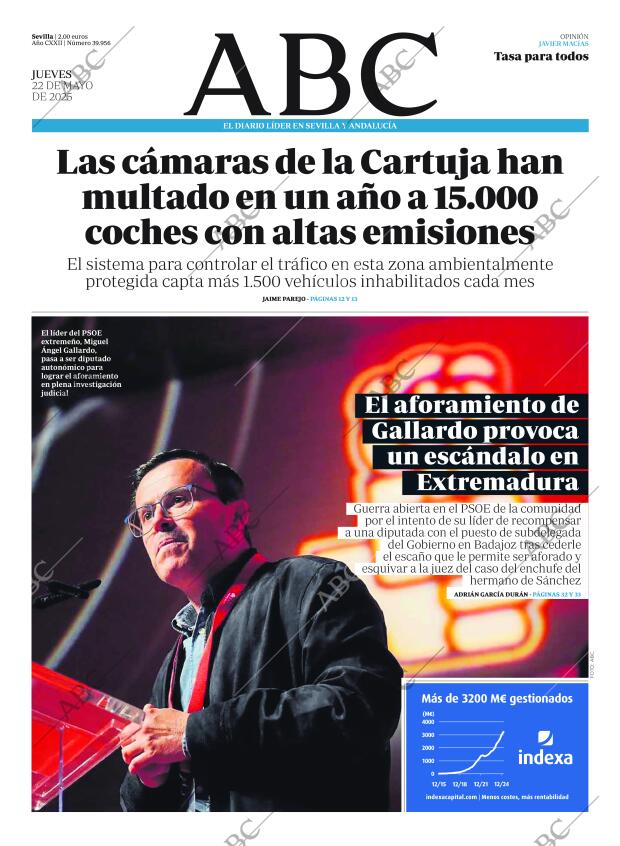 ABC SEVILLA 22-05-2025 página 1