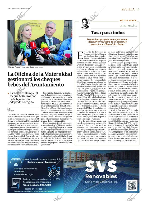 ABC SEVILLA 22-05-2025 página 15