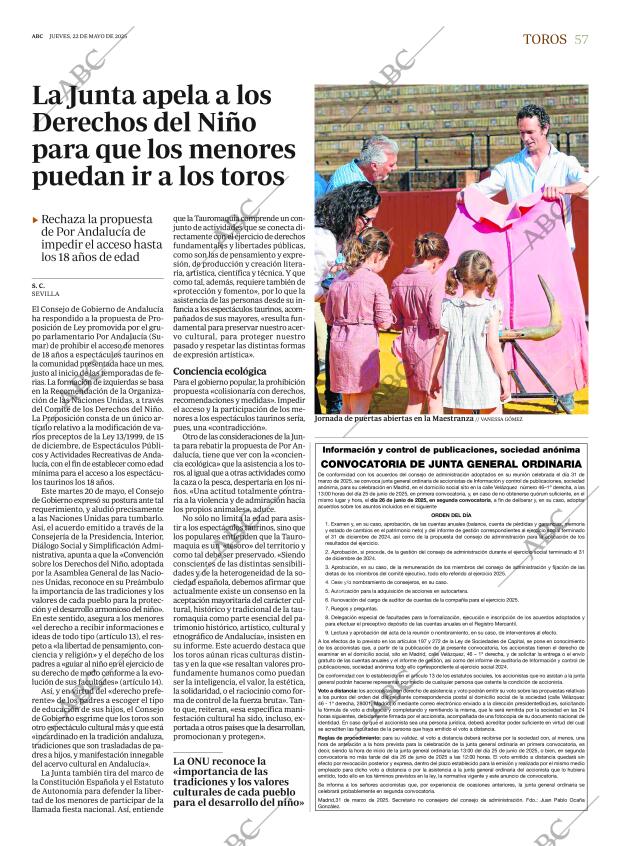 ABC SEVILLA 22-05-2025 página 57