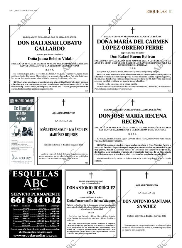 ABC SEVILLA 22-05-2025 página 61